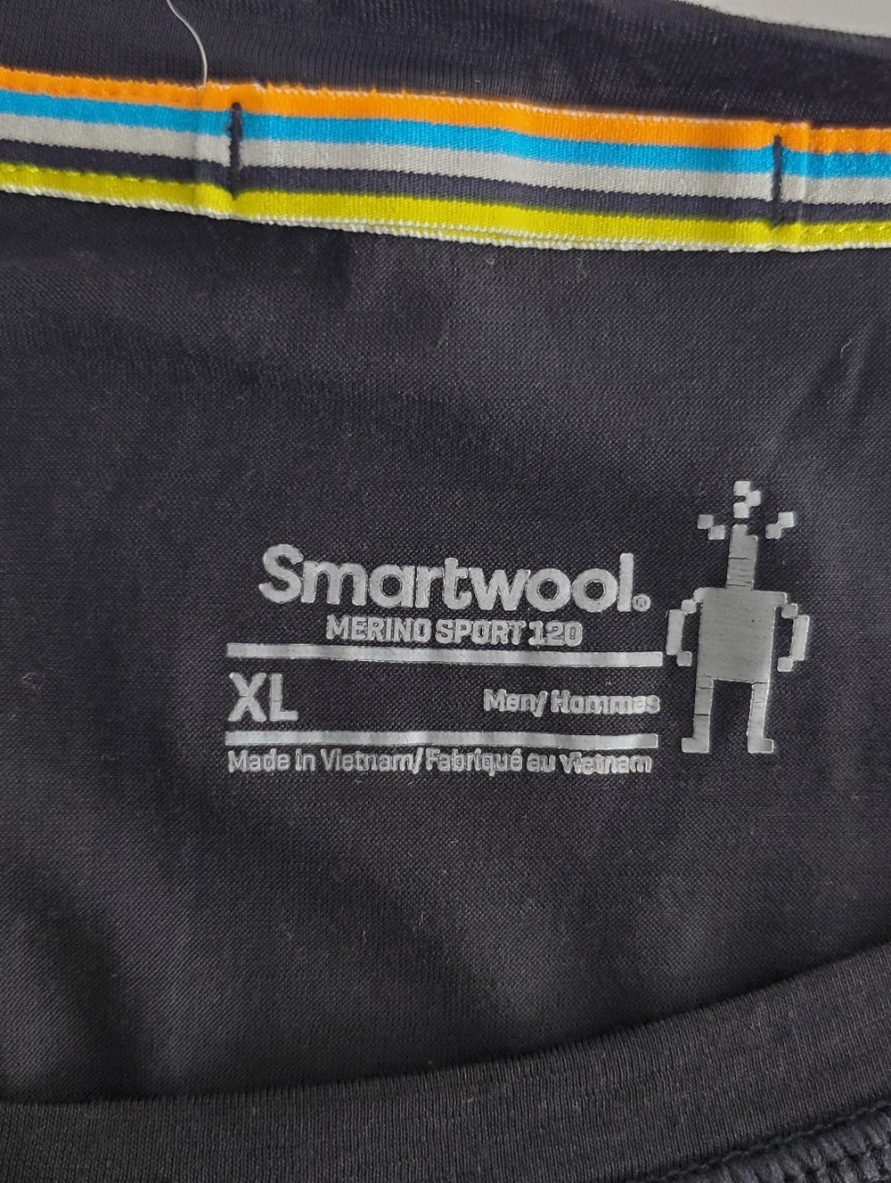 Smartwool Active Ultralite Short Sleeve Shirt Men's Size XL Black - Picture 9 of 16
